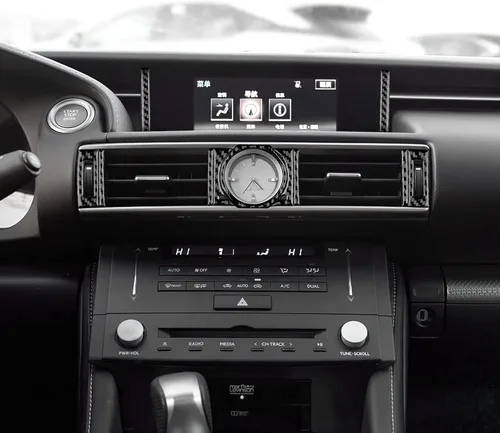 Miniatura 5 de AIRSPEED para Lexus RC Cubierta de Salida de Aire de la Consola Central con Marco de Fibra de Carbono para Decoración Interior Accesorios para Lexus
