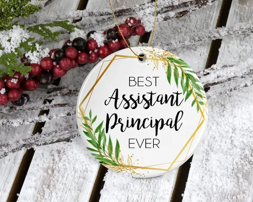 Miniatura 2 de Adorno de Navidad de asistente principal – Regalo para subdirector – El mejor asistente de director del mundo – Mejor asistente principal jamás