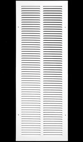 Miniatura 38 de HVAC Premium 30' x 10' [Abertura de conducto] Rejilla de aire de retorno de acero estampado plano - Pared lateral y techo - Cubierta de conducto