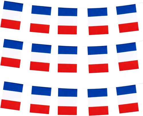 Miniatura 9 de Bandera de Colombia, bandera colombiana, pequeña cadena de banderas de Colombia, mini banderas colombianas, utilizada para fiestas, escuela, eventos