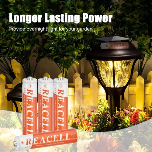 Miniatura 2 de Pilas AAA recargables de 24 unidades, 700 mAh 1.2 V NiMH de alta capacidad triple A, para luces solares, mandos a distancia, juguetes, linternas
