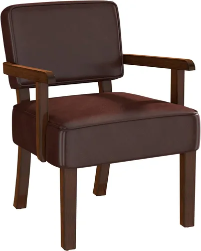 Miniatura 22 de FAGAGA Juego de 2 Sillas de Acento con Mesa, Sillas de Sala de Estar con Asiento y Reposabrazos VelvetSoft para Sala de Estar Dormitorio Sala