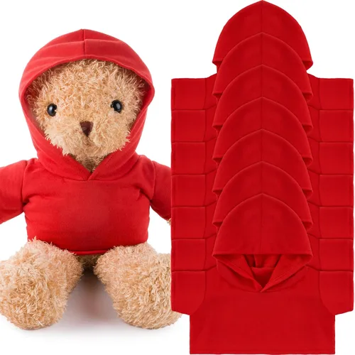 Miniatura 8 de 6 piezas de ropa de oso de peluche, camiseta de sublimación de oso de peluche, camisetas clásicas de oso de peluche, camisetas con capucha de 14 a