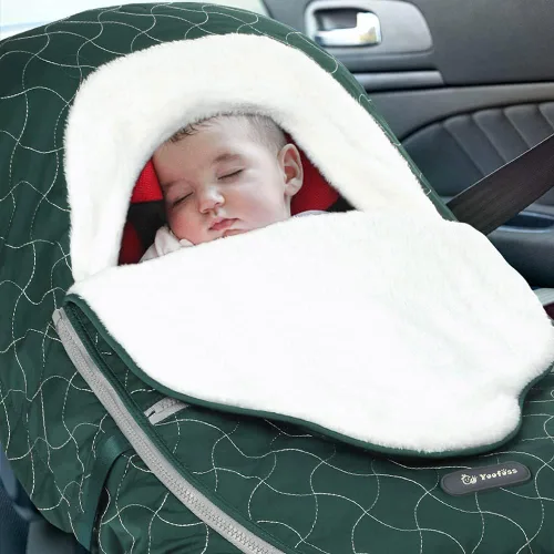 Miniatura 7 de Yoofoss - Bolsas de protección para cochecito de bebé, capotas de invierno para silla de coche, cubierta para proteger al bebé del viento frío