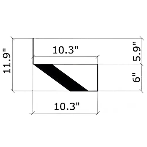 Miniatura 3 de Contrahuella de Escalera de Acero de 1 Escalón, Largueros de Escalera de Metal para Altura de Plataforma de 11.9 pulgadas, Contrahuella de Escalón