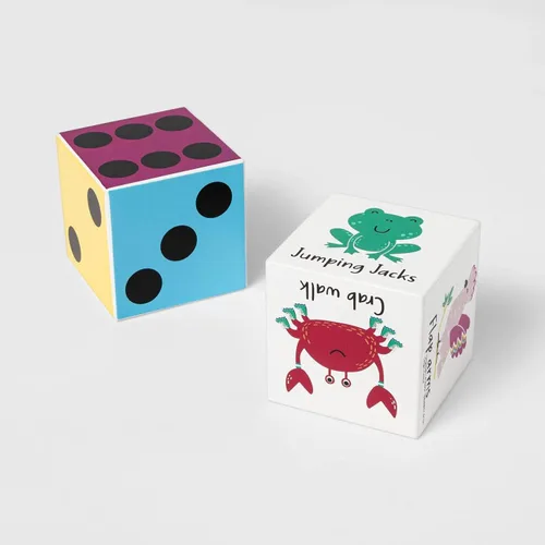 Miniatura 2 de Juego de 2 dados de madera para actividades de bolos, surtidos