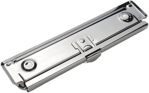 Miniatura 6 de 4 clips para portapapeles de 4.72 pulgadas de metal con agarre de goma y agujero para colgar para crear portapapeles de perfil bajo, tablero