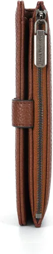 Miniatura 6 de Montana West Cartera para mujer con bloqueo RFID y bolsillo para monedas con cremallera, D Grande Marrón, Vintage