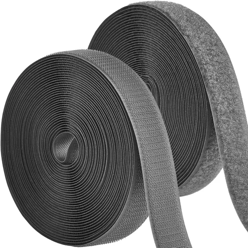Miniatura 14 de ECOHomes Cinta de gancho y bucle para coser de 3/4 pulgadas de ancho x 33 pies para rollo de tela, tiras cosibles para coser para ropa, ropa, tela