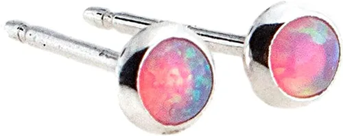 Miniatura 114 de Aretes pequeños de plata de ley para cartílago, tragus, hélix, múltiples piercings hipoalergénicos, piedra natal para mujer, juego de bisel