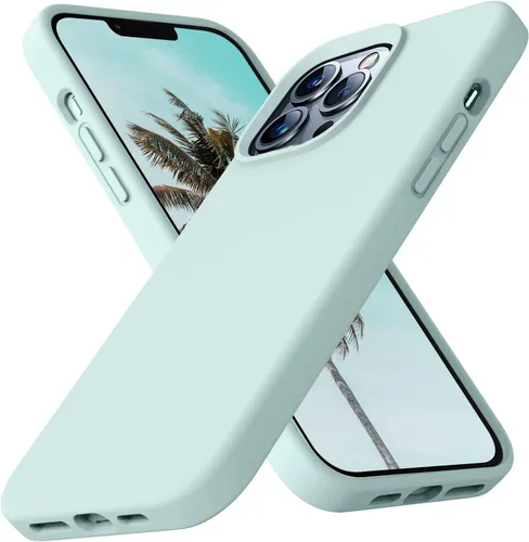 Miniatura 86 de Funda compatible con iPhone 13 de 6.1 pulgadas, de silicona líquida premium [forro de microfibra suave antiarañazos], goma de gel, protección Uva