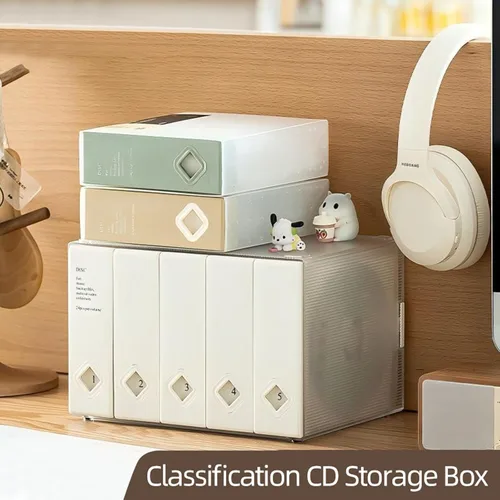 Miniatura 4 de Funda para CD, capacidad para 120 unidades, para CD/DVD, cartera, de plástico duro, para discos de DVD, carpeta de almacenamiento para automóvil