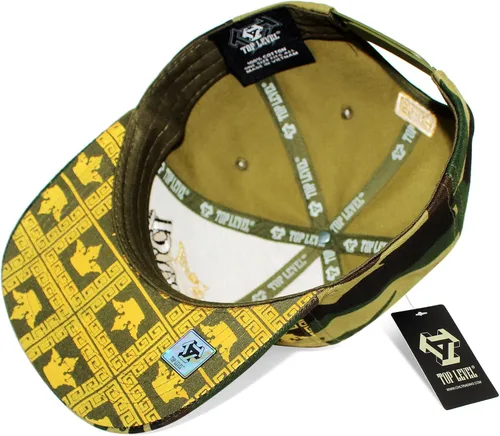 Miniatura 6 de Top Level - Gorra ajustable de algodón para hombre (varios diseños únicos de sombreros disponibles)