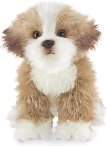 Miniatura 12 de Bearington Collection Shih Tzu Peluche de Animal - Cachorro de peluche Barkston Shih Tzu de 13 pulgadas, perros de peluche realistas suaves