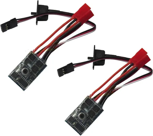 Miniatura 5 de RC ESC 10A controlador de velocidad de motor cepillado para tanque de barco de coche RC con freno. Este ESC puede funcionar con motor cepillado