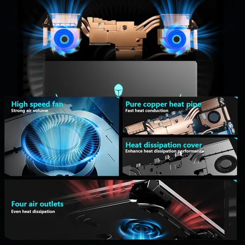 Miniatura 5 de Thunderobot Laptop para juegos Storm 17 5060, pantalla QHD 165Hz 2K de 17.3 pulgadas, Core i7-13620H, GeForce RTX 5060, 32 GB DDR5 RAM, SSD de 2 TB