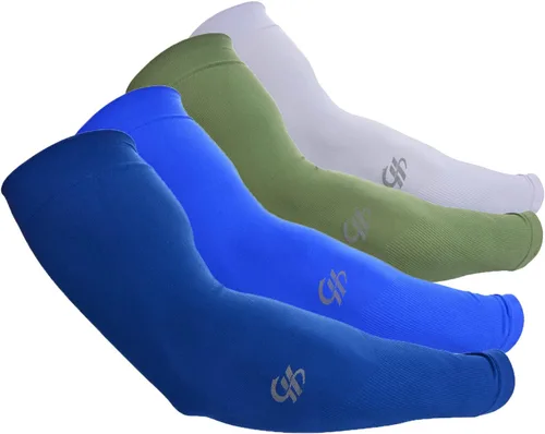 Miniatura 14 de Mangas de refrigeración para brazos con protección solar UV UPF 50+, 4 pares para hombres y mujeres, ciclismo, golf, deportes al aire libre