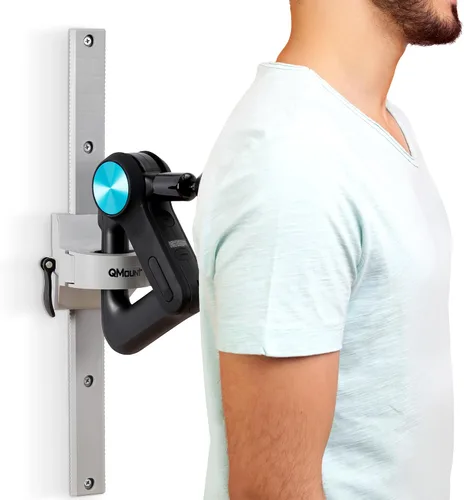 Soporte para pistola de masaje y soporte de pared, manos libres para recuperación muscular de cuerpo completo, soporte de montaje en pared para