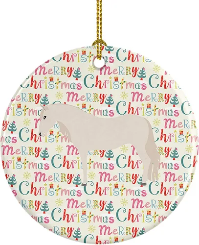 Miniatura 58 de Caroline's Treasures Adorno de cerámica de avestruz común para árbol de Navidad, decoración colgante para el hogar, Navidad, vacaciones, fiesta