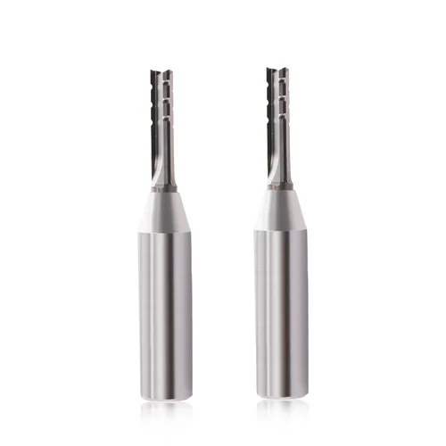 Brocas de enrutador CNC, vástago de 1/2 pulgada, 3 flautas, broca recta TCT, fresadora de extremo de flauta recta, cortadores de fresado para