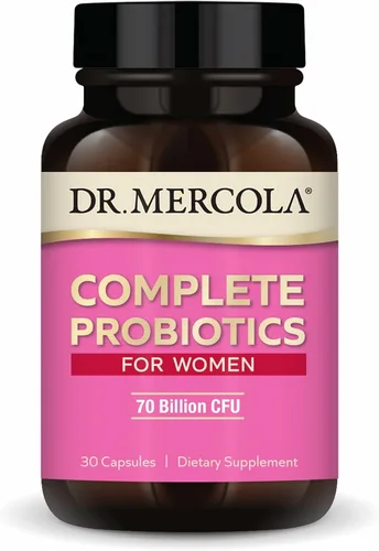 Miniatura 9 de Dr. Mercola Probióticos completos para mujeres, apoya la salud intestinal, vaginal e inmunológica, contiene cepas de Lactobacillus, sin OMG, sin