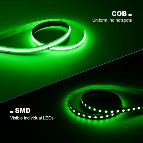Miniatura 2 de JOYLIT Tira de luces LED COB RGBW de 32.8 pies, 24 V para interiores, RGB 3000 K, blanco cálido, 4 en 1, cinta LED sin puntos que cambia