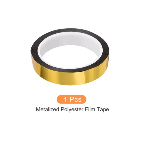 Miniatura 7 de Cinta de película de poliéster metalizado, cinta Washi para decoración de espejo, [para detallar paredes de acento artes gráficas] - 1 pulgada/164