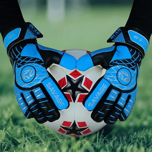 Miniatura 3 de K-LO Guantes de portero: Guantes de portero de fútbol Savage Rise (unisex, juvenil, niños y adultos) – Salvajes de dedos para protección Palma