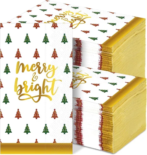 Miniatura 11 de gisgfim 100 piezas de servilletas de papel desechables con estrellas patrióticas para el 4 de julio, Día de la Independencia, servilletas