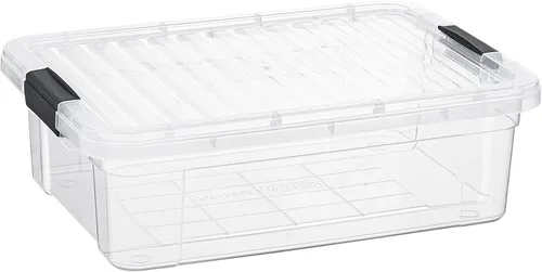 Miniatura 27 de Superio Caja de Almacenamiento Transparente con Tapa, Contenedores de Plástico de 1.85 Quart para Organizar, Cajas Apilables, Libres de BPA, No