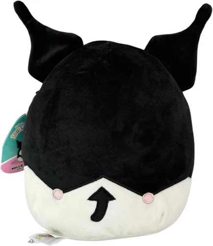 Miniatura 3 de Squishmallows - Peluche Kellytoy oficial, escuadrón Sanrio, de felpa blanda y aplastable, juguete de animal de peluche (Kuromi, 8 pulgadas)