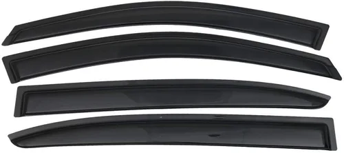 Miniatura 9 de IKON MOTORSPORTS Viseras de ventana compatibles con Honda Accord 9ª generación Sedan 2013-2017, deflectores de viento externos de acrílico ahumado