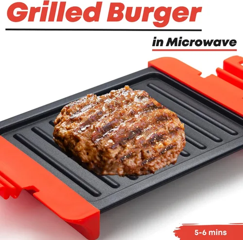 Miniatura 3 de Maconee Sandwichera para microondas Máquina de queso para parrilla de microondas Utensilios de cocina para tostadora de microondas Prensa