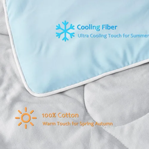 Miniatura 3 de Catalonia Manta refrescante de verano para niños, pequeña ligera para personas que duermen con calor, manta suave para sudores nocturnos, regalos