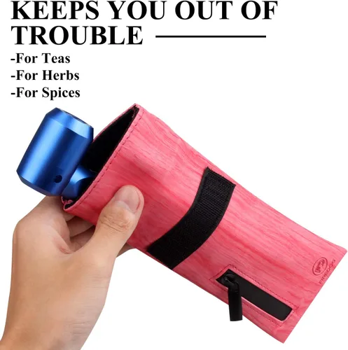 Miniatura 5 de FIREDOG Bolsa a prueba de olores, bolsa con forro de carbono a prueba de olores, bolsa probada por perros para mujeres, bolsillo de almacenamiento