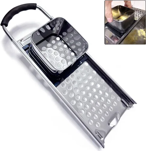 Fabricante de espátulas de acero inoxidable de grado premium, Timesaver hecho en casa tradicional alemán para hacer fideos de huevo, máquina manual