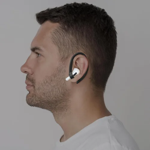Miniatura 2 de 2 pares de ganchos para orejas de AirPods para AirPods Pro 2, AirPods Pro, AirPods 4, 3, 2 y 1, ganchos deportivos con clip antideslizantes