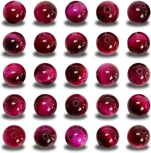 Miniatura 22 de NCB - 200 cuentas sueltas de turquesa africana de 0.15 pulgadas (4 mm) para joyería, cuentas semipreciosas naturales redondas y suaves con espaciador