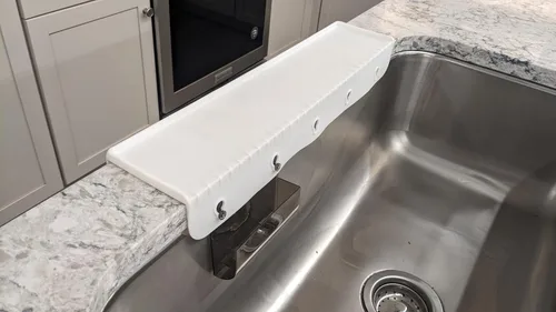 Miniatura 5 de SiliProducts SiliSink - Protector de bordes de silicona XL para fregadero de cocina, se adapta a 3.75 a 4 pulgadas de ancho, el protector de borde