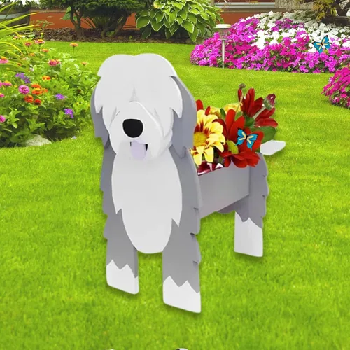 Miniatura 54 de Maceta de Perro English Springer Spaniel, Macetas de Plantas, Bonita Maceta de Jardín para Perros, Macetas de Perro Regalos de Cumpleaños