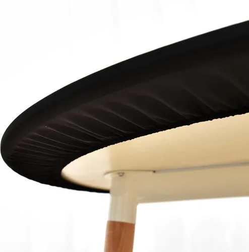 Miniatura 6 de Mantel ajustable con bordes elásticos para mesas redondas, funda elástica de elastano de 48 pulgadas para mesa en casa, comedor, picnic, fiesta
