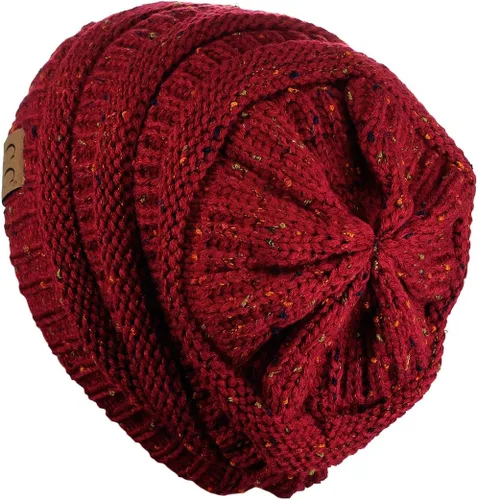 Miniatura 298 de C.C Trendy Warm Chunky Soft Stretch Cable Knit Beanie