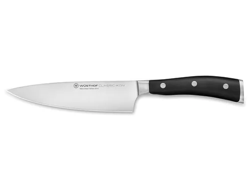 Miniatura 11 de Wüsthof Classic IKON Cuchillo de chef de 9 pulgadas, negro