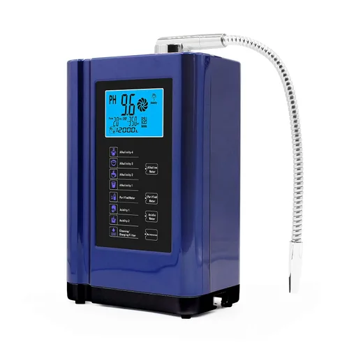 Ionizador de agua, purificador de agua PH 3,5 – 10,5 alcalinas de ácido maquinaria de agua, hasta -500 mV ORP, 6000 litros por filtro, 7 ajustes de