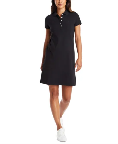 Miniatura 2 de Nautica Vestido polo de algodón elástico de manga corta para mujer