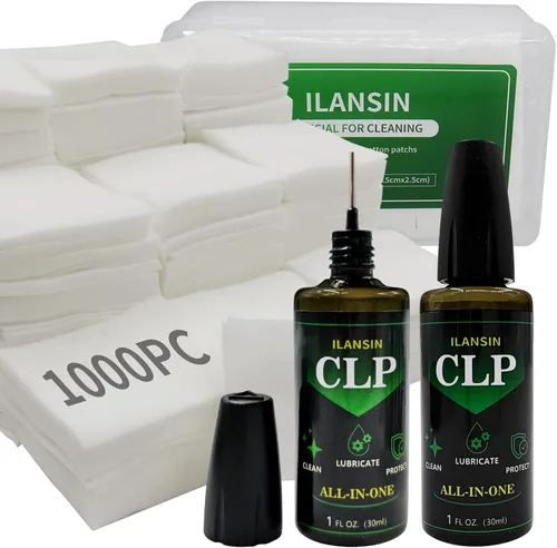 Miniatura 6 de Cotton Gun Cleaning Patches + Needle Odorless CLP Oil，Lint Free Gun Cleaning Cloth,Wipes for Pro Shot Pistol/All Caliber of Firearms Gun Cleaning