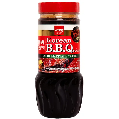 Wang Galbi Marinade - Salsa barbacoa coreana para costillas cortas de ternera, adobo Kalbi dulce y ahumado, auténtica salsa de costilla coreana,