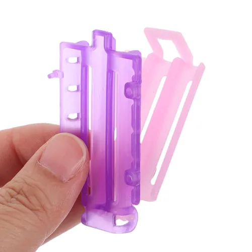 Miniatura 5 de Mikinona Juego de 45 pinzas y rodillos para el cabello, herramienta de volumen para mujeres, rizadores de permanentes, varillas y almohadillas
