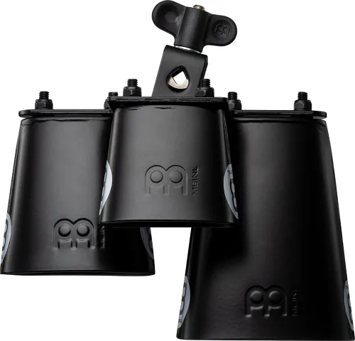 Miniatura 6 de Meinl Percussion SLTRI-BK - Campana triple de acero con recubrimiento en polvo negro