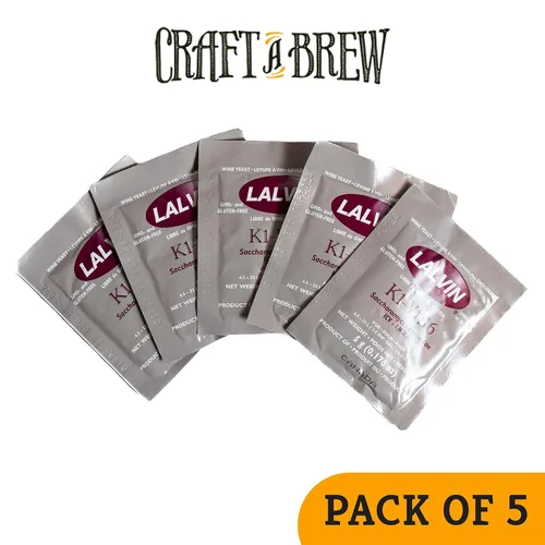 Miniatura 3 de Craft A Brew - Levadura de vino Lalvin K1-V1116 - Levadura de vino seca neutra - Para vinos tradicionales o de frutas - Ingredientes